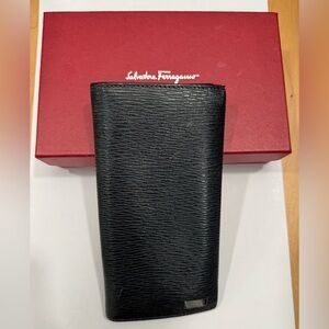 Salvatore Ferragamo Leather Bi-fold Long Wallet